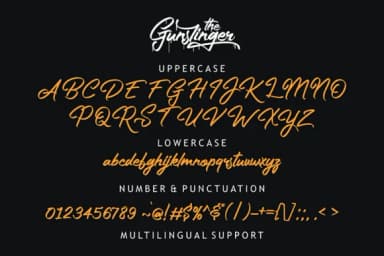 The Gunslinger Font by figuree studio — Script Handwritten Font — thumbnail 7