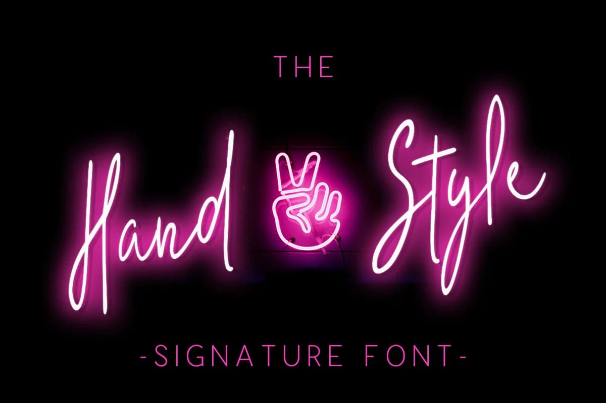 The Hand Style Font by No Gravity Type — Script Handwritten Font