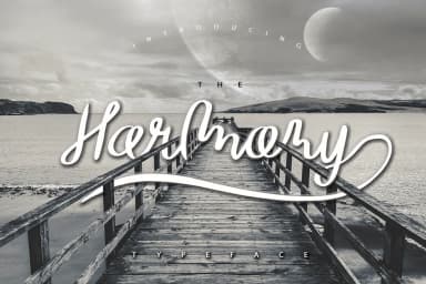 The Harmony Font by SmartDesigns — Script Handwritten Font — thumbnail 1