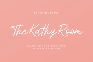 The Kathy Room Font by Typia Nesia — Script Handwritten Font — thumbnail 1