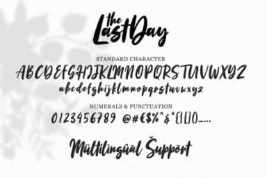 The Last Day Font by Weape Design — Script Handwritten Font — thumbnail 6