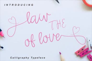The Law of Love Font by ed.creative — Script Handwritten Font — thumbnail 1