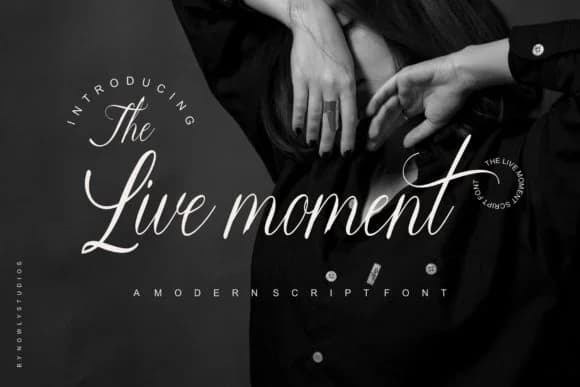 The Live Moment Font by nowlystudios — Script Handwritten Font