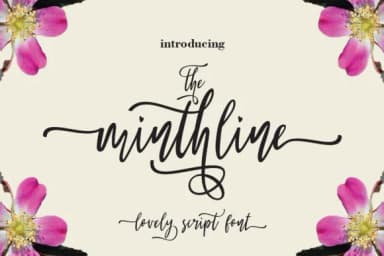 The Minthline Script Font by Arie Design — Script Handwritten Font — thumbnail 1