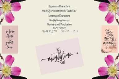 The Minthline Script Font by Arie Design — Script Handwritten Font — thumbnail 2