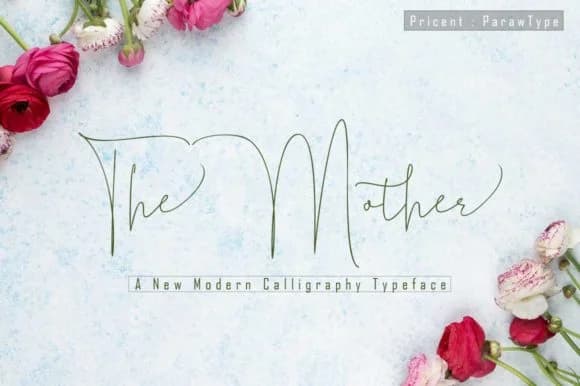 The Mother Font by parawtype — Script Handwritten Font
