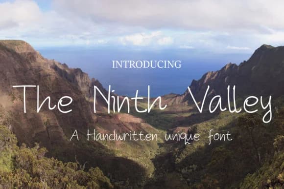 The Ninth Valley Font by DawnCreative.id — Script Handwritten Font