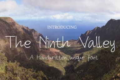 The Ninth Valley Font by DawnCreative.id — Script Handwritten Font — thumbnail 1