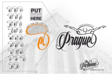 The Parthenon Font by 38.lineart — Script Handwritten Font — thumbnail 5