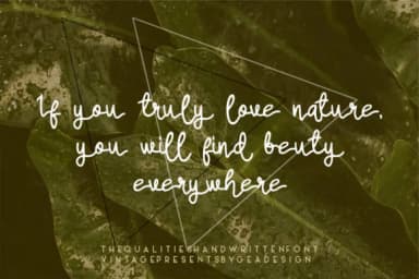 The Qualities Font by geadesign — Script Handwritten Font — thumbnail 5