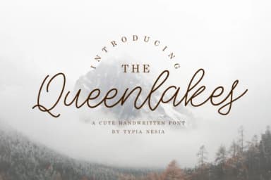 The Queenlakes Font by Typia Nesia — Script Handwritten Font — thumbnail 1