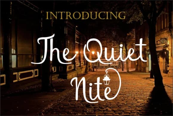 The Quiet Nite Font by Jaime Rangel Castro — Script Handwritten Font