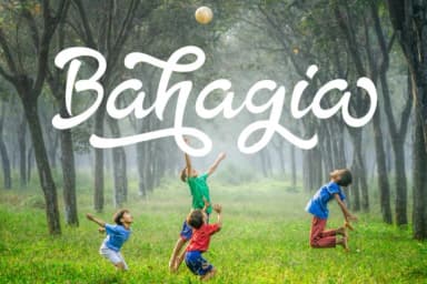 The Rainbow Font by alphArt — Script Handwritten Font — thumbnail 3