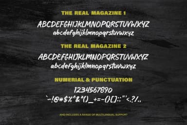 The Real Magazine Font by Typia Nesia — Script Handwritten Font — thumbnail 7