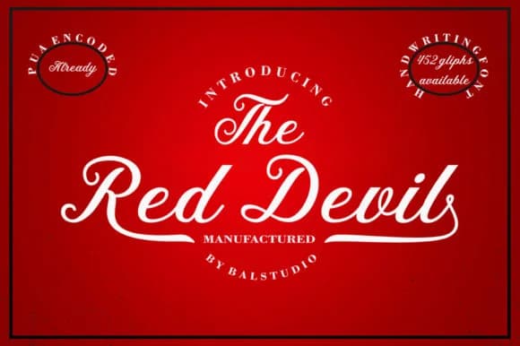 The Red Devil Font by Bal Studio — Script Handwritten Font