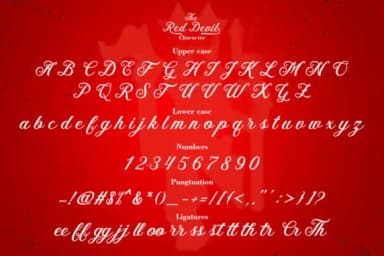The Red Devil Font by Bal Studio — Script Handwritten Font — thumbnail 6