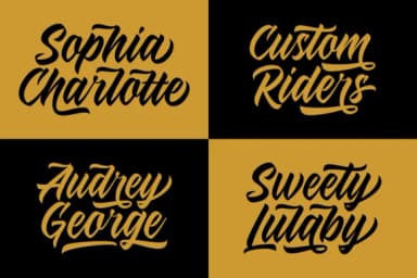 The Rich Family Font by Keithzo (7NTypes) — Script Handwritten Font — thumbnail 2