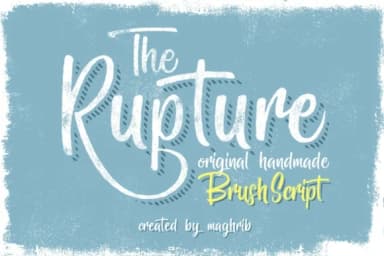 The Rupture Font by maghrib — Script Handwritten Font — thumbnail 1