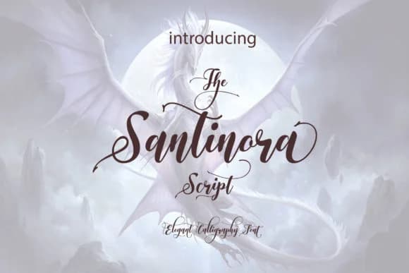 The Santinora Font by Arie Design — Script Handwritten Font