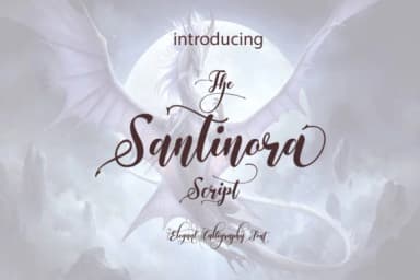 The Santinora Font by Arie Design — Script Handwritten Font — thumbnail 1