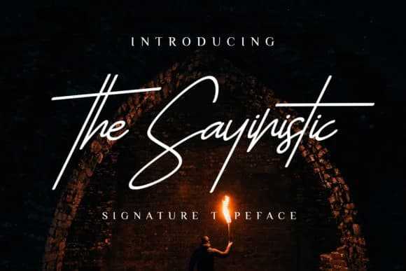 The Sayinistic Font by SayStudio — Script Handwritten Font