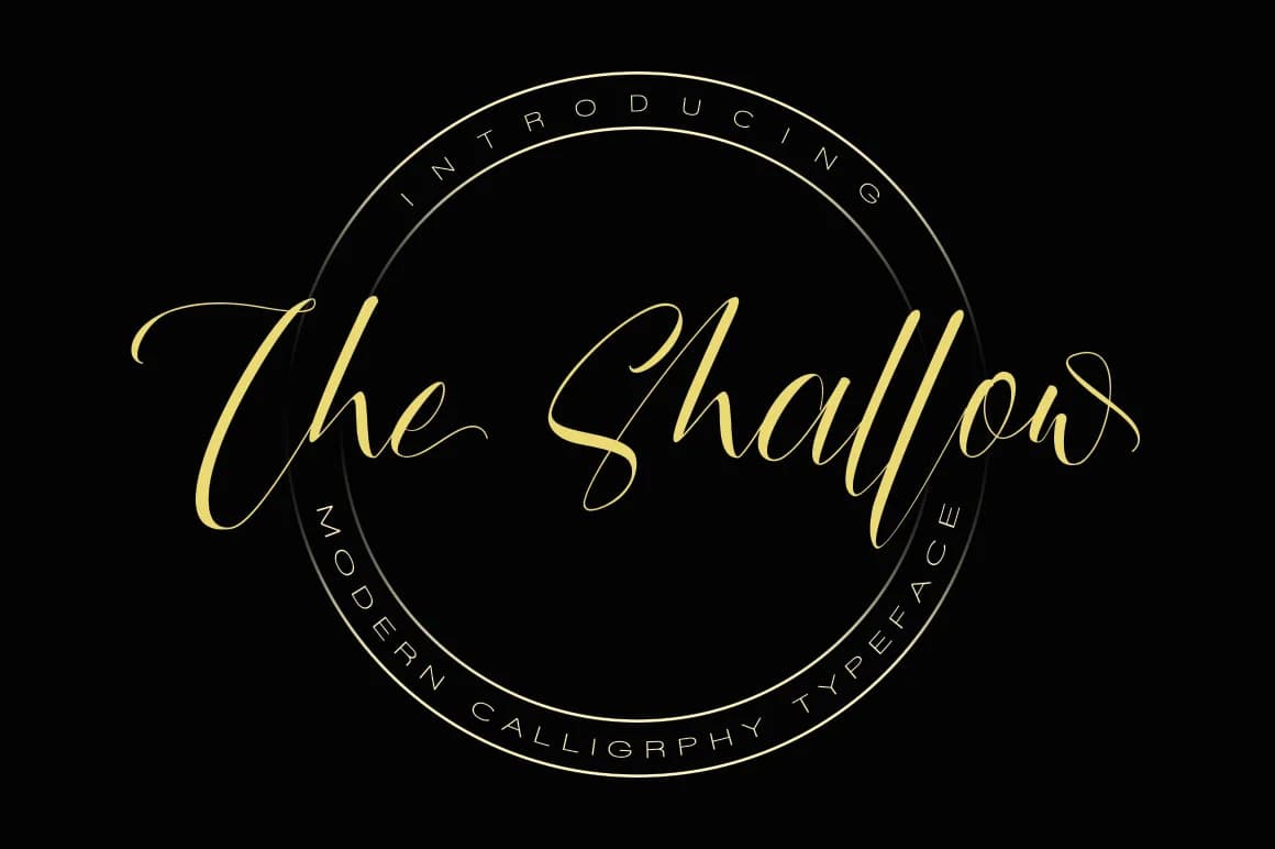 The Shallow Font by beeart009 — Script Handwritten Font — preview 1