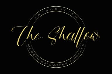 The Shallow Font by beeart009 — Script Handwritten Font — thumbnail 1