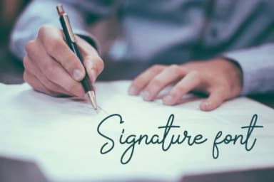 The Signate Font by alphArt — Script Handwritten Font — thumbnail 2