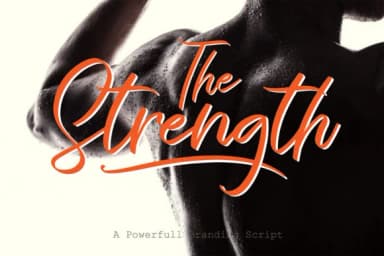 The Strength Font by aminmario — Script Handwritten Font — thumbnail 1