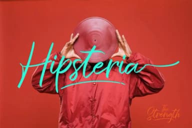 The Strength Font by aminmario — Script Handwritten Font — thumbnail 3