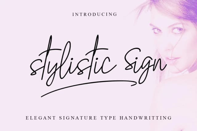 The Stylistic Sign Font by Haksen — Script Handwritten Font