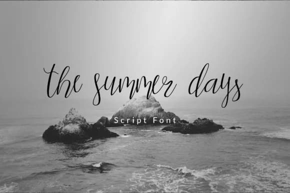 The Summer Days Script Font by Firtana — Script Handwritten Font