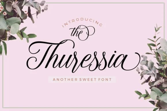 The Thuressia Script Font by Picatype Studio — Script Handwritten Font