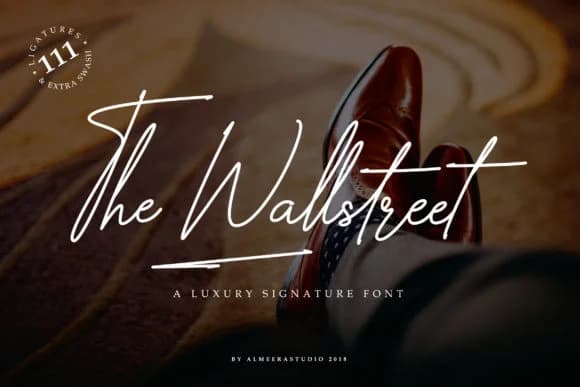 The Wallstreet Font by Almeera Studio — Script Handwritten Font