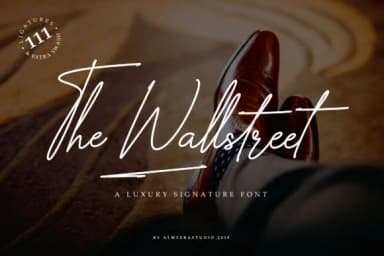 The Wallstreet Font by Almeera Studio — Script Handwritten Font — thumbnail 1