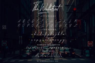 The Wallstreet Font by Almeera Studio — Script Handwritten Font — thumbnail 8