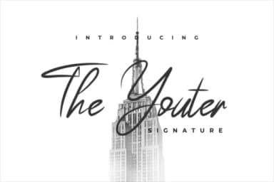 The Youther Font by JavaPep — Script Handwritten Font — thumbnail 1