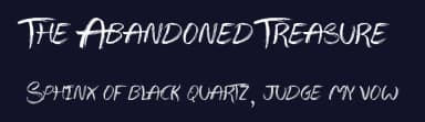 The Abandoned Treasure by JSH creates — Script Handwritten Font — thumbnail 2