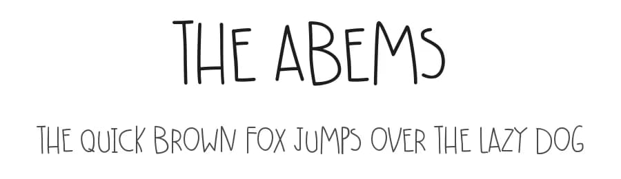 The Abems by EtjanDsgFonts — Script Handwritten Font