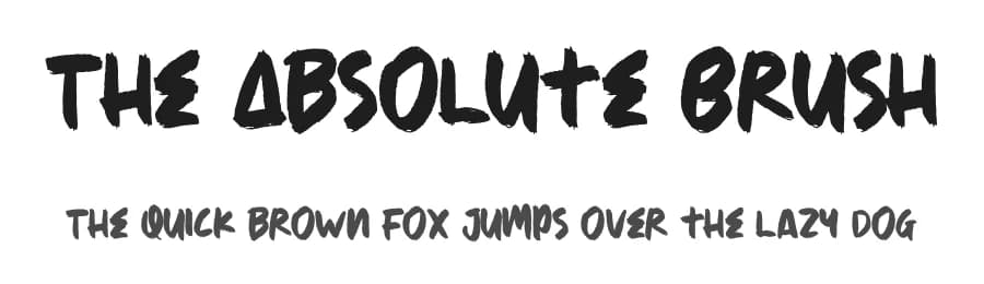 The Absolute Brush by Nirmana Visual — Script Handwritten Font