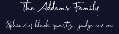 The Addams Family by Cat.B — Script Handwritten Font — thumbnail 2