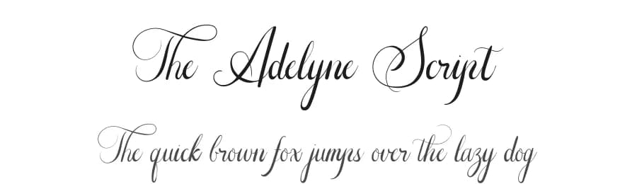 The Adelyne Script by ReyreyBlue — Script Handwritten Font