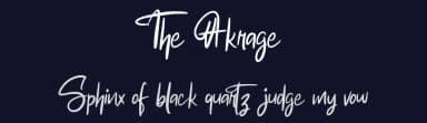 The Akrage by Vunira Design — Script Handwritten Font — thumbnail 2