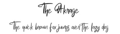The Akrage by Vunira Design — Script Handwritten Font — thumbnail 1