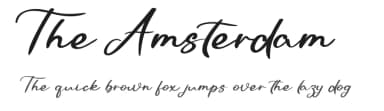 The Amsterdam by Etik Fatimah — Script Handwritten Font — thumbnail 1