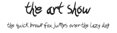 The Art Show by JSH creates — Script Handwritten Font — thumbnail 1