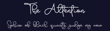 The Attention by Erik Studio — Script Handwritten Font — thumbnail 2