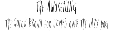 The Awokening by JSH creates — Script Handwritten Font — thumbnail 1