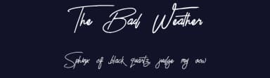 The Bad Weather by CconceptLab — Script Handwritten Font — thumbnail 2