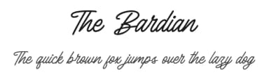 The Bardian by Letterhend Studio — Script Handwritten Font — thumbnail 1